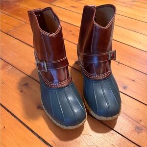 L.L. Bean Brown and Green Winter Boots